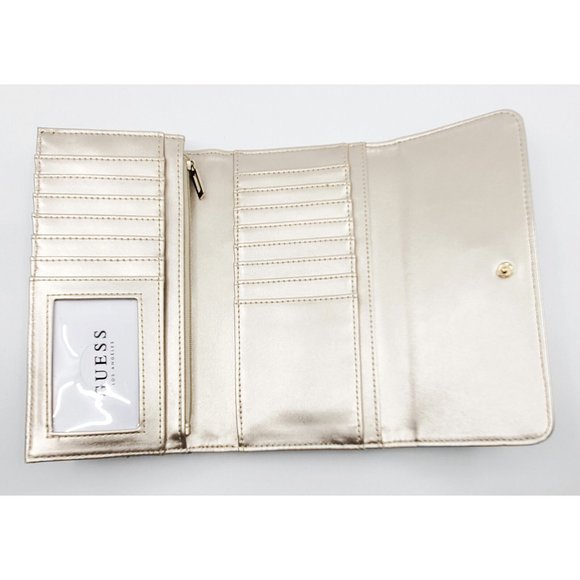 NWOT Guess Stephi Espresso Multi Clutch Wallet $48.00 - Picture 4 of 5